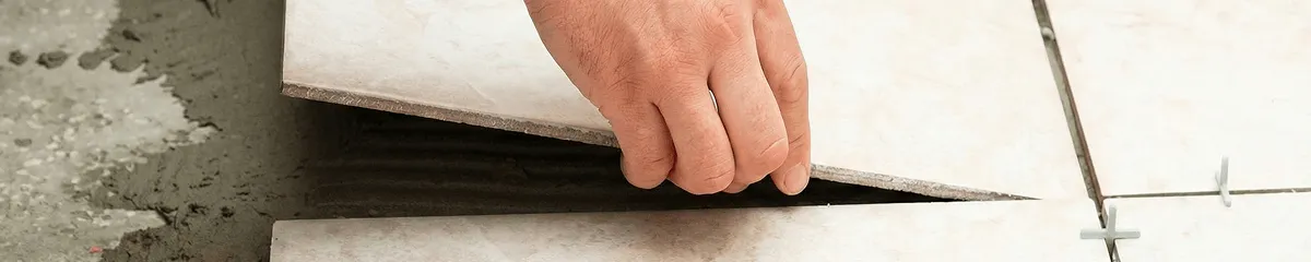 Professional installing ceramic tile floors in Dayton, OH